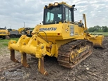 Used Komatsu Bulldozer,Used Bulldozer in yard,Front of used Dozer